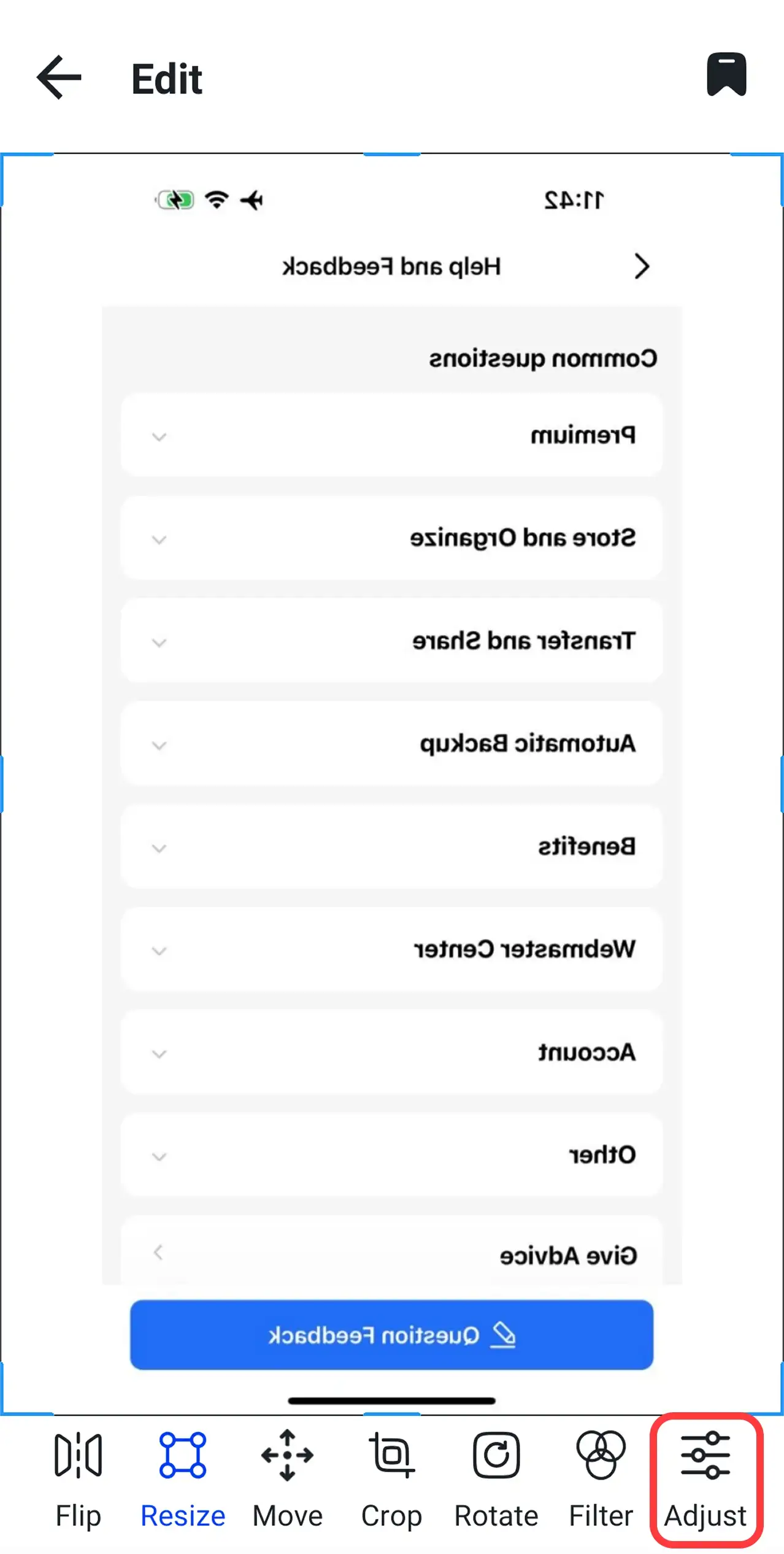 Upload UI Screenshot