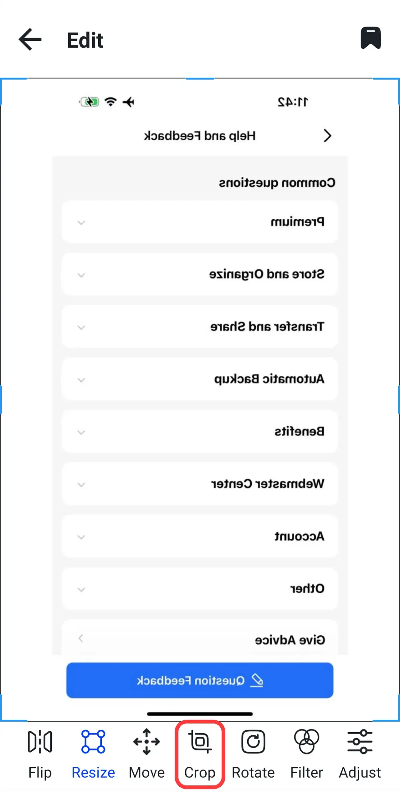 Upload UI Screenshot